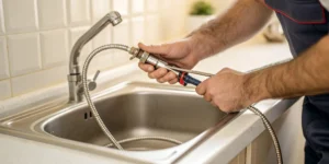 Affordable drain cleaning tools for kitchen sink plumbing.