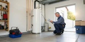 Water heater repair or replacement assessment.